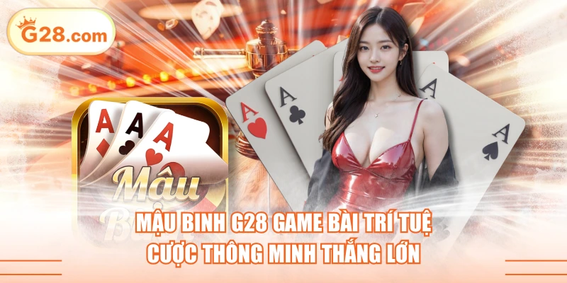 Mậu Binh G28 Game Bài Trí Tuệ, Cược Thông Minh Thắng Lớn